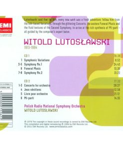 Lutosławski* - Polish Radio National Symphony Orchestra*, Witold Lutosławski*-2