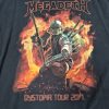 MEGADETH - "Dystopia" WORD TOUR 2017 T-SHIRT XL