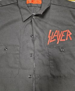 SLAYER - DICKIES BRAND BUTTON-UP WORKSHIRT XL