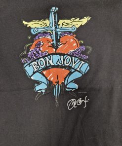 BON JOVI - HARD ROCK CAFE T-SHIRT WOMEN'S M