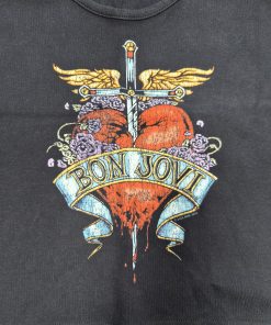 BON JOVI - HEART & DAGGER TANK TOP WOMEN'S L