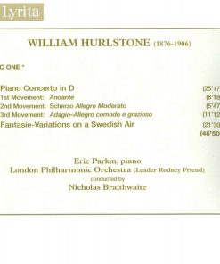 William Hurlstone - Eric Parkin, London Philharmonic Orchestra, Nicholas Braithwaite, Tunnell Piano Quartet-3