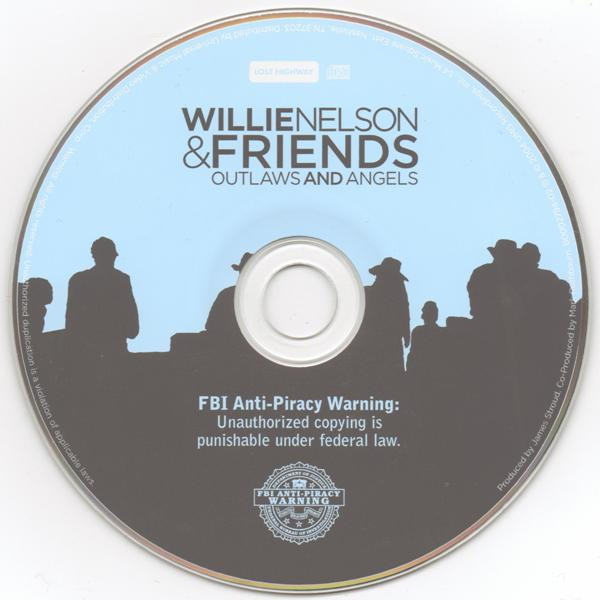 Willie Nelson & Friends* - Outlaws And Angels (CD, Album) (Mint (M)) - Image 3