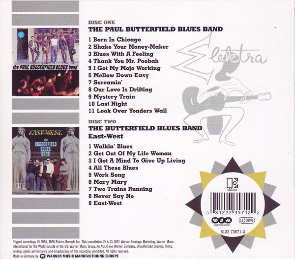 The Butterfield Blues Band* - The Paul Butterfield Blues Band & East West (2xCD, Comp) (Near Mint (NM or M-)) - Image 2