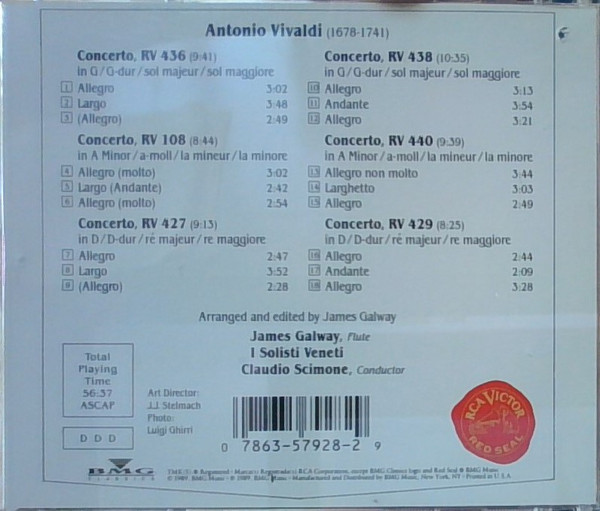 Vivaldi* - James Galway, I Solisti Veneti, Claudio Scimone-1