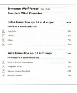Ermanno Wolf-Ferrari - Diego Dini Ciacci ∙ Paolo Carlini ∙ Orchestra Di Padova E Del Veneto ∙ Zsolt Hamar-2
