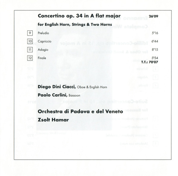 Ermanno Wolf-Ferrari - Diego Dini Ciacci ∙ Paolo Carlini ∙ Orchestra Di Padova E Del Veneto ∙ Zsolt Hamar-3