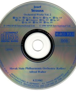 Josef Strauss* - Slovak State Philharmonic Orchestra, Košice / Alfred Walter-2