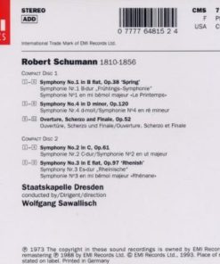 Schumann* – Staatskapelle Dresden, Sawallisch*-1