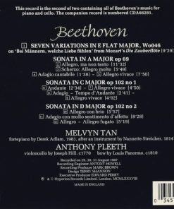 Beethoven* - Melvyn Tan, Anthony Pleeth-1