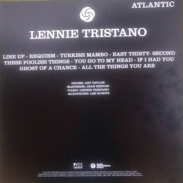 Lennie Tristano - Lennie Tristano (LP, Album, RE) (Very Good Plus (VG+)) - Image 4
