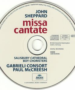 John Sheppard – Salisbury Cathedral Boy Choristers*, Gabrieli Consort, Paul McCreesh-2
