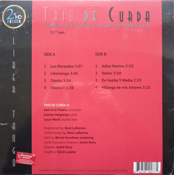 Trio de Curda - Liber Tango (LP, Album) (Near Mint (NM or M-)) - Image 2