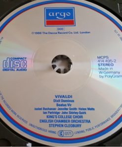 Vivaldi*, Isobel Buchanan, Jennifer Smith (3), Helen Watts, Ian Partridge, John Shirley-Quirk, King's College Choir, Cambridge*, English Chamber Orchestra, Stephen Cleobury-4