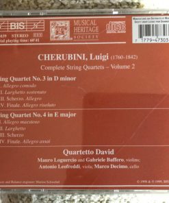 Luigi Cherubini, Quartetto David-1