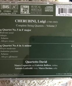 Luigi Cherubini, Quartetto David-1