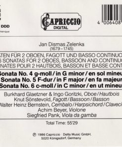 Zelenka* - Burkhard Glaetzner · Ingo Goritzki · Siegfried Pank · Achim Beyer · Walter Heinz Bernstein · Knut Sönstevold-1