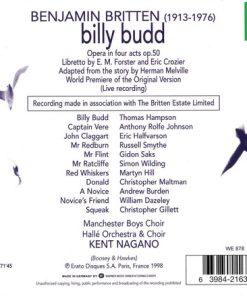 Britten*, Kent Nagano, Hampson*, Rolfe Johnson*, Halfvarson*, Hallé Orchestra-1