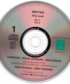 Britten*, Kent Nagano, Hampson*, Rolfe Johnson*, Halfvarson*, Hallé Orchestra-2