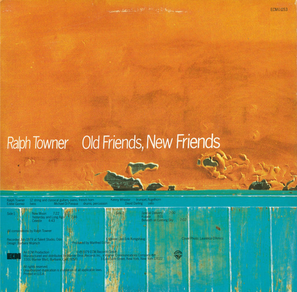 Ralph Towner - Old Friends, New Friends (LP, Album) (Very Good Plus (VG+)) - Image 2
