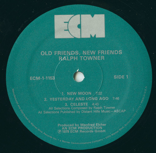 Ralph Towner - Old Friends, New Friends (LP, Album) (Very Good Plus (VG+)) - Image 3