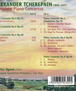 Alexander Tcherepnin, Noriko Ogawa, Singapore Symphony Orchestra, Lan Shui-1