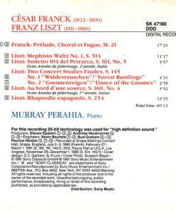 Murray Perahia Plays Franck* & Liszt*-1