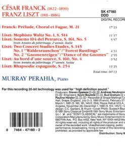 Murray Perahia Plays Franck* & Liszt*-3
