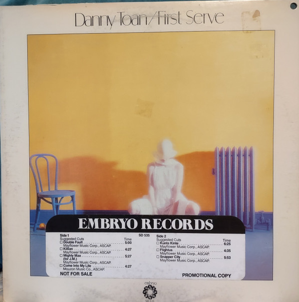 Danny Toan - First Serve (LP, Album, Mon) (Very Good Plus (VG+))