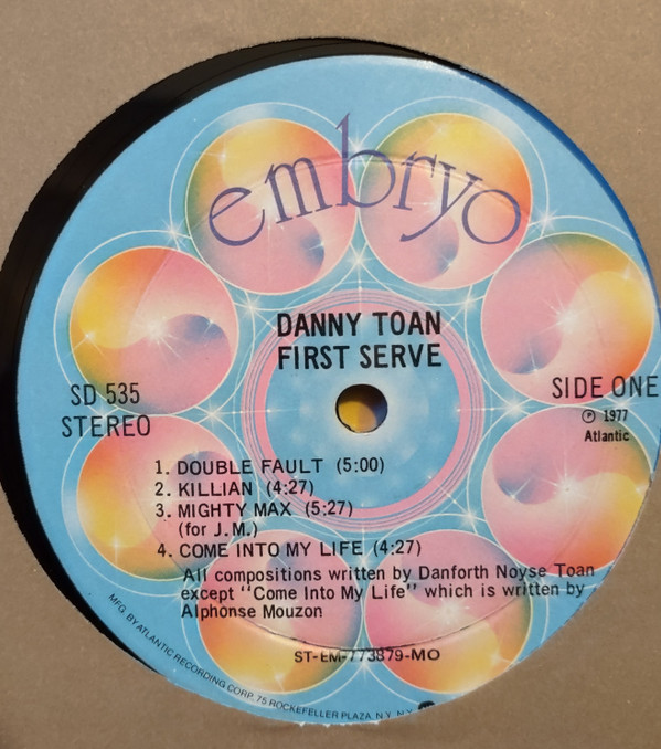 Danny Toan - First Serve (LP, Album, Mon) (Very Good Plus (VG+)) - Image 2