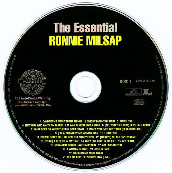 Ronnie Milsap - The Essential Ronnie Milsap (2xCD, Comp, RM) (Mint (M)) - Image 3