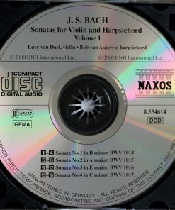 J.S. Bach* - Lucy Van Dael • Bob Van Asperen-2