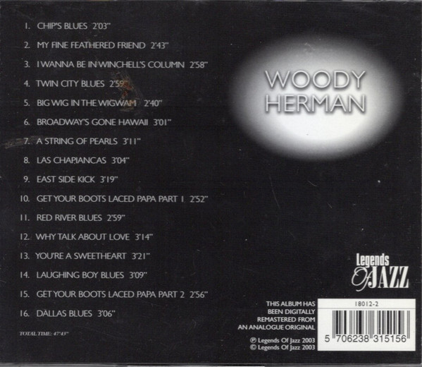 Woody Herman - A String Of Pearls (CD, Comp, RM) (Near Mint (NM or M-)) - Image 2