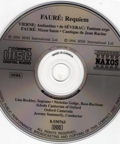 Fauré*, Vierne*, de Séverac*, Lisa Beckley, Nicholas Gedge, Schola Cantorum of Oxford, Oxford Camerata, Jeremy Summerly-2