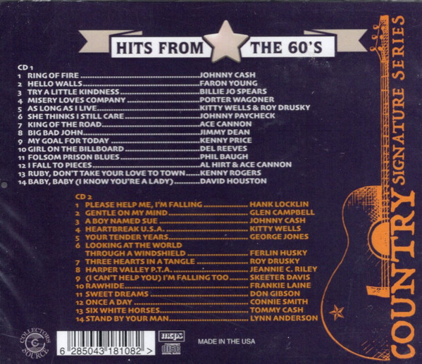 Various - Hits From The 60's (2xCD, Comp) (Mint (M)) - Image 2