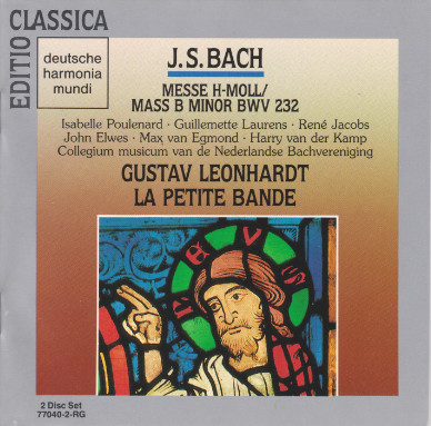 J. S. Bach*, Isabelle Poulenard, Guillemette Laurens, René Jacobs, John Elwes, Max van Egmond, Harry van der Kamp, Collegium Musicum van de Nederlandse Bachvereniging, Gustav Leonhardt, La Petite Bande-0