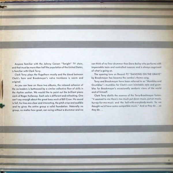 Clark Terry - What'd He Say (2xLP, Comp, Promo) (Very Good Plus (VG+)) - Image 4