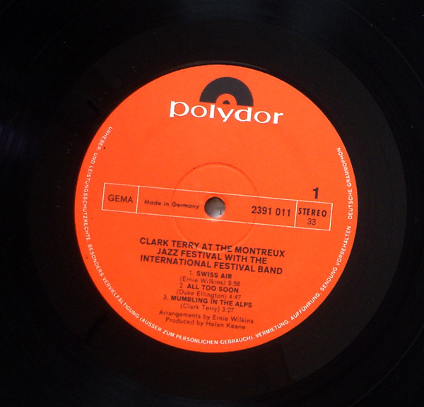 Clark Terry - At The Montreux Jazz Festival (LP) (Near Mint (NM or M-)) - Image 3