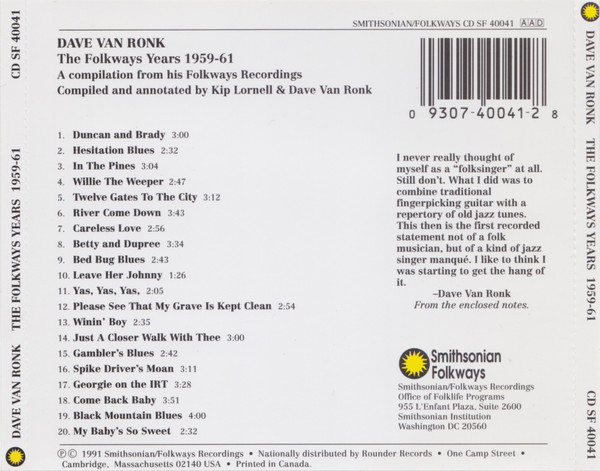 Dave Van Ronk-1