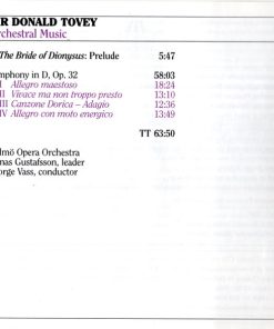 Sir Donald Tovey* - Malmö Opera Orchestra*, George Vass-3