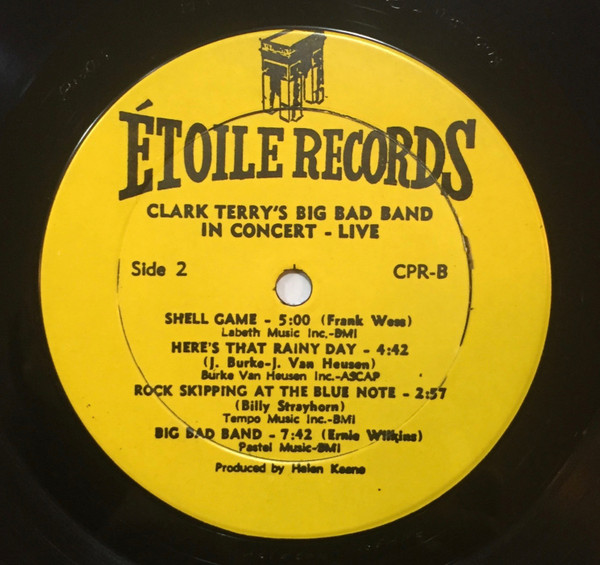 Clark Terry's Big Bad Band - In Concert - Live (LP, Album) (Very Good Plus (VG+)) - Image 4