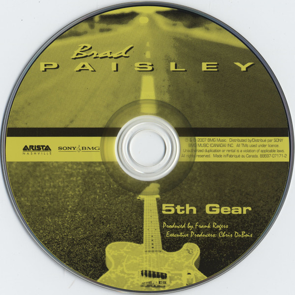 Brad Paisley - 5th Gear (CD, Album) (Mint (M)) - Image 3
