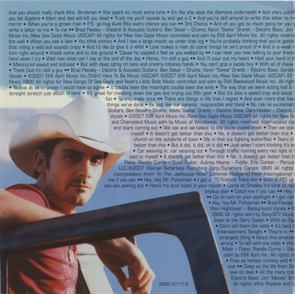 Brad Paisley - 5th Gear (CD, Album) (Mint (M)) - Image 4