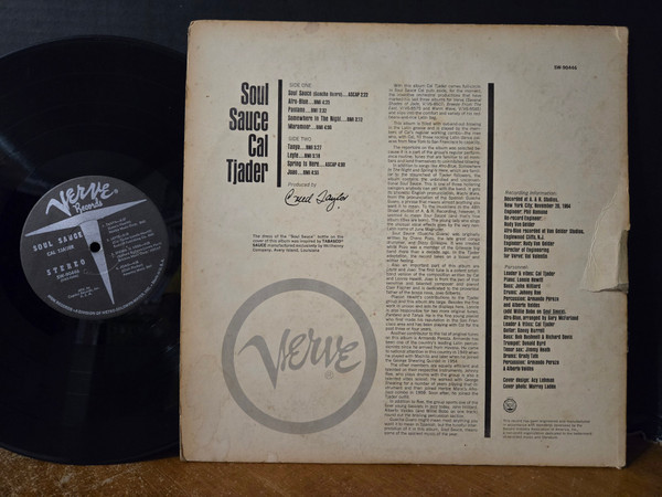Cal Tjader - Soul Sauce (LP, Album, Club, Jac) (Very Good Plus (VG+)) - Image 3