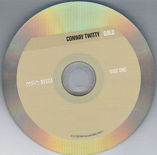 Conway Twitty - Gold (2xCD, Comp) (Mint (M)) - Image 2