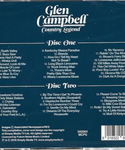 Alternative view of Glen Campbell - Country Legend (2xCD, Comp) (Near Mint (NM or M-))
