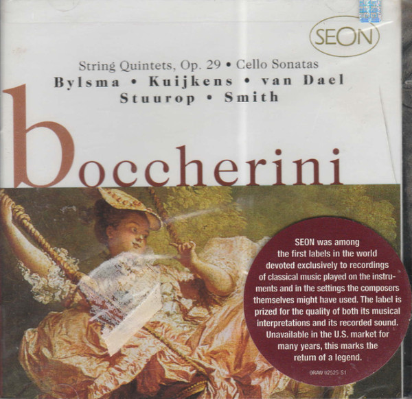 Boccherini* - Bylsma* • Kuijken* • Van Dael* • Stuurop* • Smith*-1