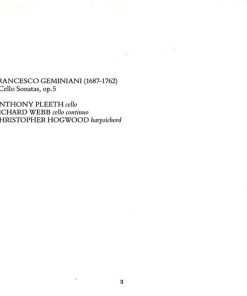 Geminiani* / Anthony Pleeth, Richard Webb, Christopher Hogwood-2