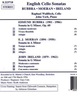 Rubbra*, Moeran*, Ireland*-1