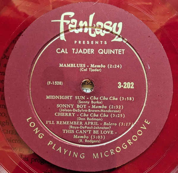 Cal Tjader's Modern Mambo Quintet - Mambo With Tjader (LP, Album, Mono, Red) (Very Good (VG)) - Image 3